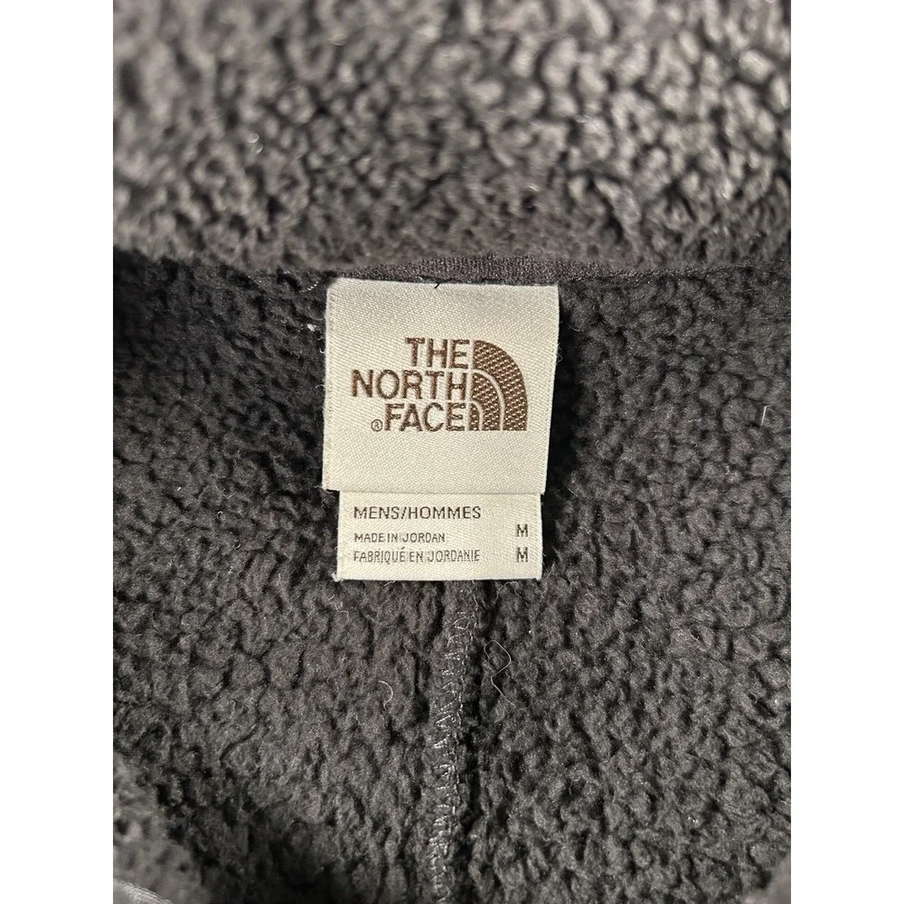 The North Face Sherpa Campshire Vest Men's MEDIUM Navy/Tan Full Zip
